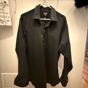 Arrow Classic Black Dress Shirt